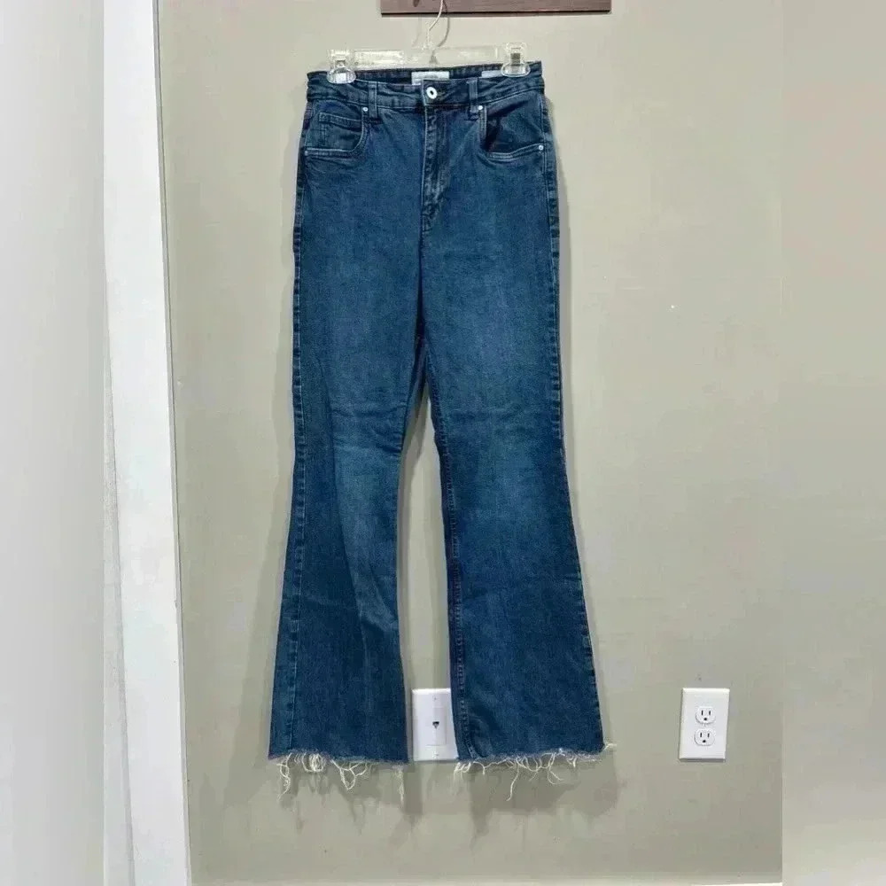 Cotton On Medium Wash Original  Flare Jeans Sz S EU 38